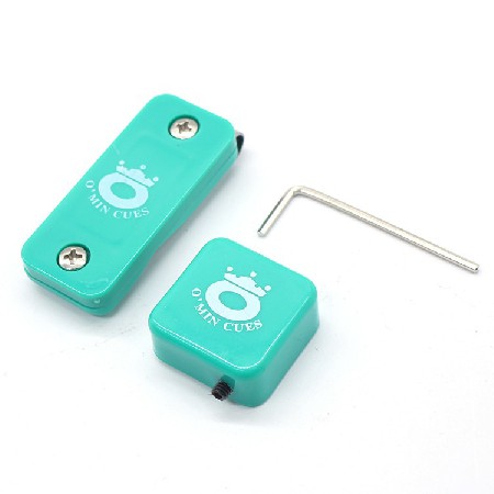 [绿草厂家]塑料巧克夹批发台球配件用品塑料擦粉夹彩色巧克粉盒