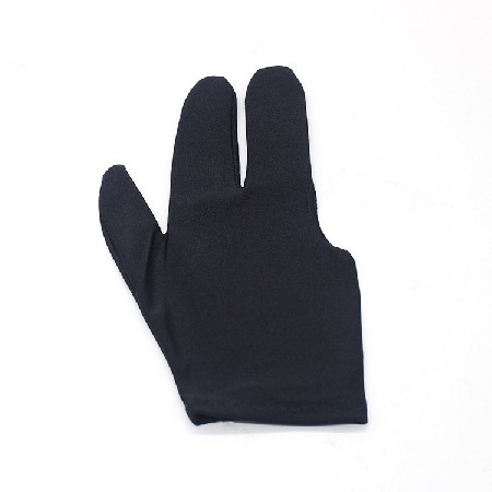 [源头厂家]台球手套 桌球用品配件三指黑色布防滑护手套批发直销