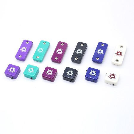 [绿草厂家]塑料巧克夹批发台球配件用品塑料擦粉夹彩色巧克粉盒