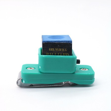 [绿草厂家]塑料巧克夹批发台球配件用品塑料擦粉夹彩色巧克粉盒