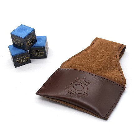 [实力厂家]巧克粉袋 批发台球配件斯诺克桌球用品巧克粉精美皮袋